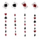 thumbnail image 2 of 4x Casino Party Paper Poker Card Honeycomb Ball Guirnaldas Decoraciones Colgantes, 2 of 3