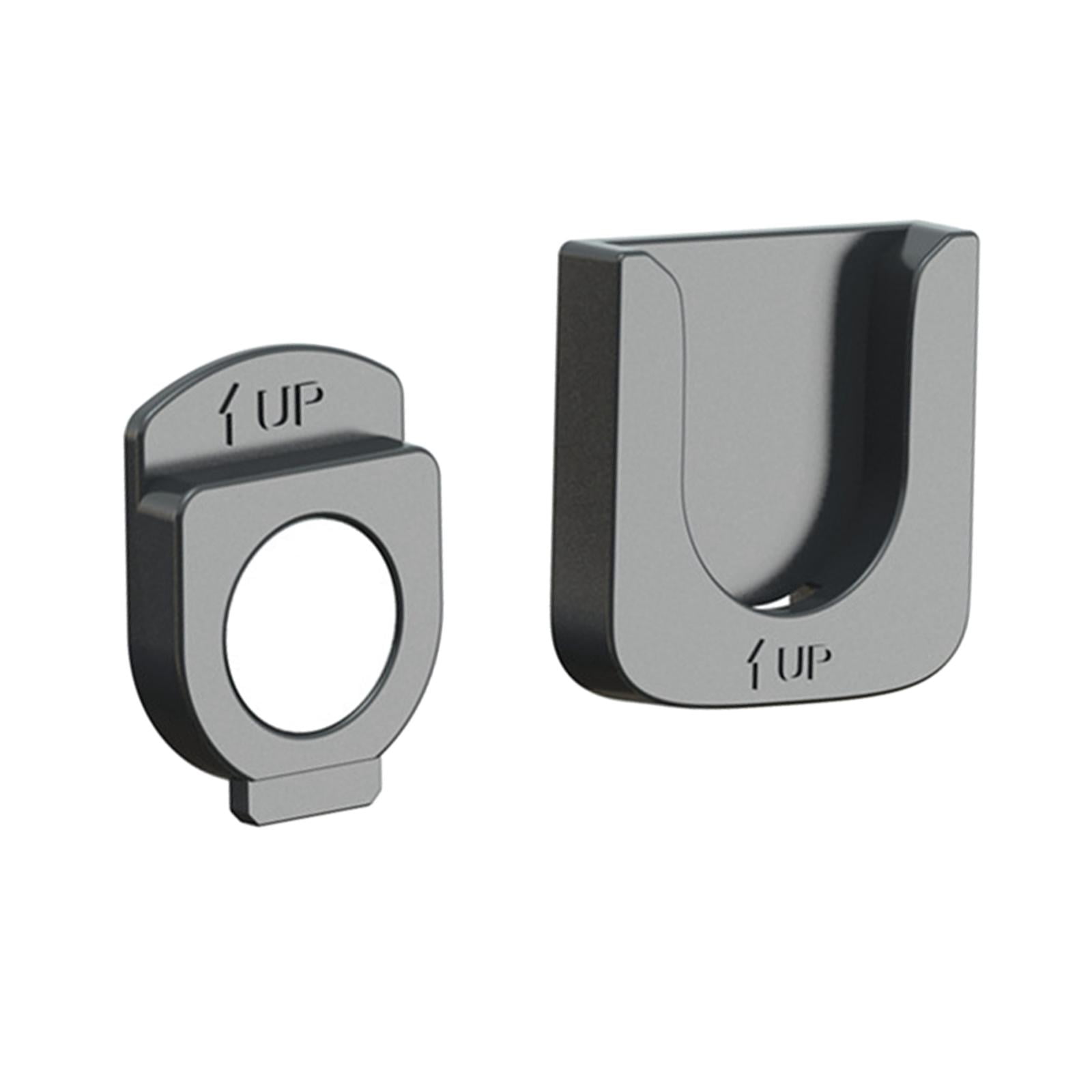 Magideal - Soporte De Control Soporte Gancho Montaje En Pared Para Regletas De Enchufes Hogar Routers Tiendas Oficina Negro