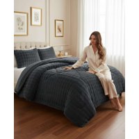 Todo Para El Hogar - Cubrecama Acolchado Súper Calientito Plush Con Chiporro 2 Plazas