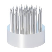 Bothyi - Decoración De Rana Pin Arreglo Floral Simple Para La Cocina Diámetro De Boda De Jarrón Pequeño De 2,3 Cm De Acero Inoxidable