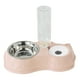 thumbnail image 2 of Platos De Alimentación Alimentador De Alimentos Y Agua Tazón De Agua Tazón Para Mascotas Para Suministros Para Mascotas Rosa, 2 of 5