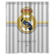 thumbnail image 1 of Cortina de ducha del Real Madrid Club de Fútbol, juego de cortina de baño con ganchos, tamaño 66 x 72 pulgadas, 1 of 3