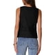 thumbnail image 3 of INSPIRE CHIC Chaleco de Lino Casual para Mujer con Cuello en V sin Mangas y un Solo Botón Ligero Talla L Negro, 3 of 6
