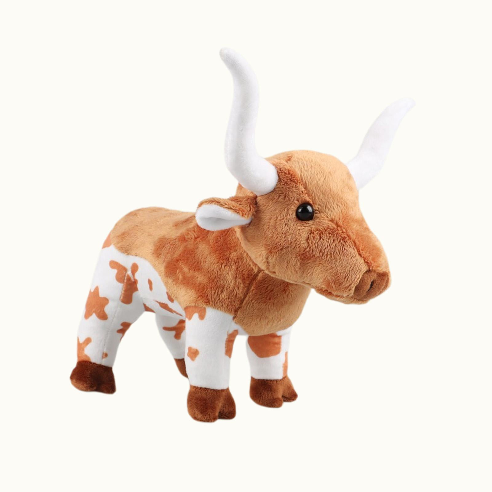 Magideal - Animal De Peluche Vaca Divertida Piel Animada Amigable Para Coche Dormitorio Niños Juguete