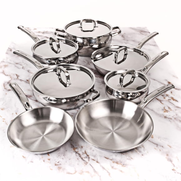 Juego de Cocina Berghoff Belly Shape 12 Piezas Acero Inoxidable