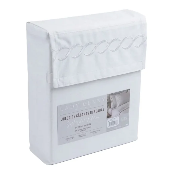 Juego De Sabanas Bordabas Cotton H-011 (200 HILOS)