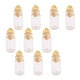 thumbnail image 3 of 10 Piezas Mini Botellas De Corcho De Vidrio Vacías Colgantes Encantos Frascos Botellas De Deseos Transparentes, 3 of 3