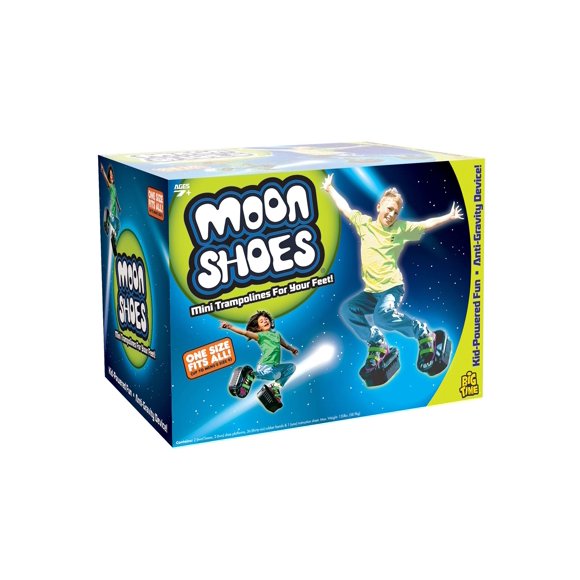 Zapatos rebotadores Moon Shoes Big Time negros para un máximo de 60 kg