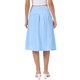 thumbnail image 3 of INSPIRE CHIC Falda de Cuadros para Mujeres Verano Retro Cintura Alta por Debajo de la Rodilla Faldas Acampanadas XS Azul Claro, 3 of 6