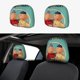 thumbnail image 1 of Pat y Mat Funda Protectora Universal para Reposacabezas de Coche, Funda Elástica para Reposacabezas de Asiento de Auto, Funda de Tela Antipolvo, Accesorios de Interior 2 Piezas, 1 of 6