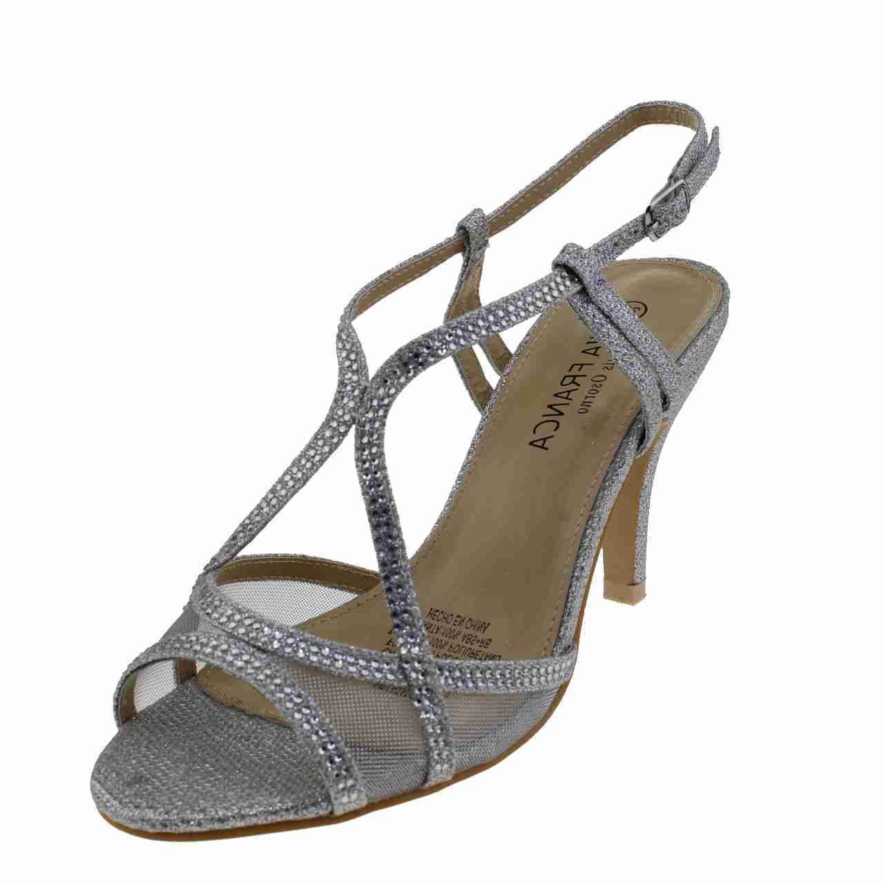 Sandalia Fiesta Plata Vía Franca