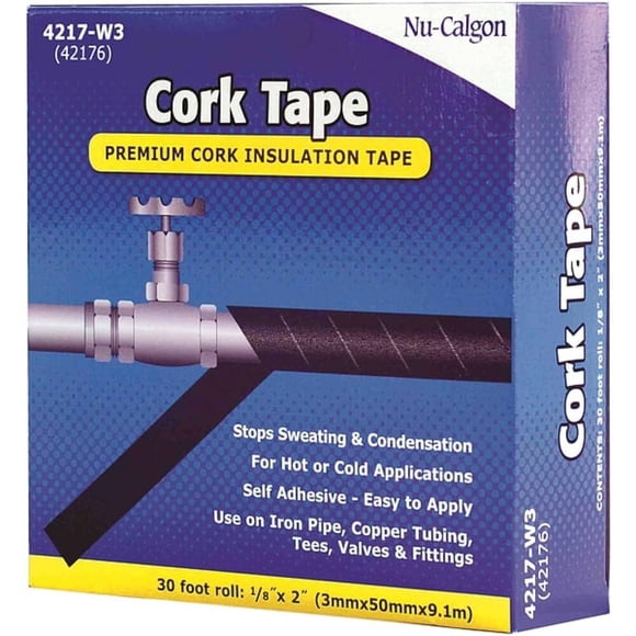 Cinta aislante de corcho Nu-Calgon 5 cm x 30 m