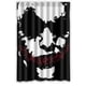 thumbnail image 1 of Cortina de ducha con diseño de Joker sonriente, juego de cortinas de baño con ganchos, tamaño 48 x 72 pulgadas, 1 of 3
