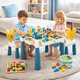 thumbnail image 4 of SET Mesa Didáctica Infantil 6-en-1 Creatividad, Construcción y Aprendizaje 197 Piezas, 4 of 10