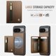 thumbnail image 4 of Para Google Pixel 10 / 10 Pro Funda de Teléfono Compatible con MagSafe 2 en 1 Billetera con Tarjetero y Bolsillo con Cierre para Efectivo, Funda de Cuero PU, Bloqueo RFID, Soporte Magnético, 4 of 8
