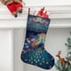 thumbnail image 2 of Calcetín Navideño Desmarcar Diseño Pavo Real 45cm x 32cm, 2 of 5