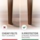 thumbnail image 4 of Protectores de fieltro para muebles X-Protector 32 piezas 3,8 cm marrón, 4 of 6