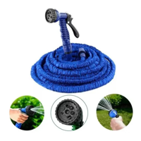 Genérico - Manguera Retráctil Expandible De Jardín 45 Metros Color Azul