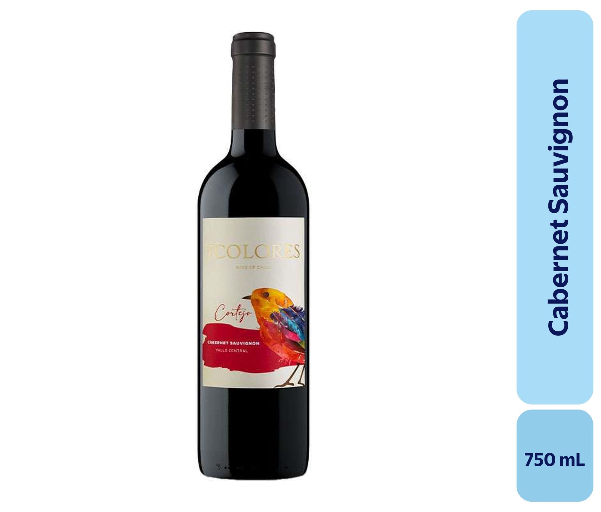 Vino Cabernet Sauvignon Botella 750 mL 7 Colores
