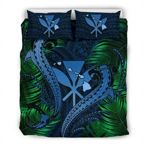 Milsleep - Juego De Cama Hawaii Shark Polynesian Tropical - Pastel