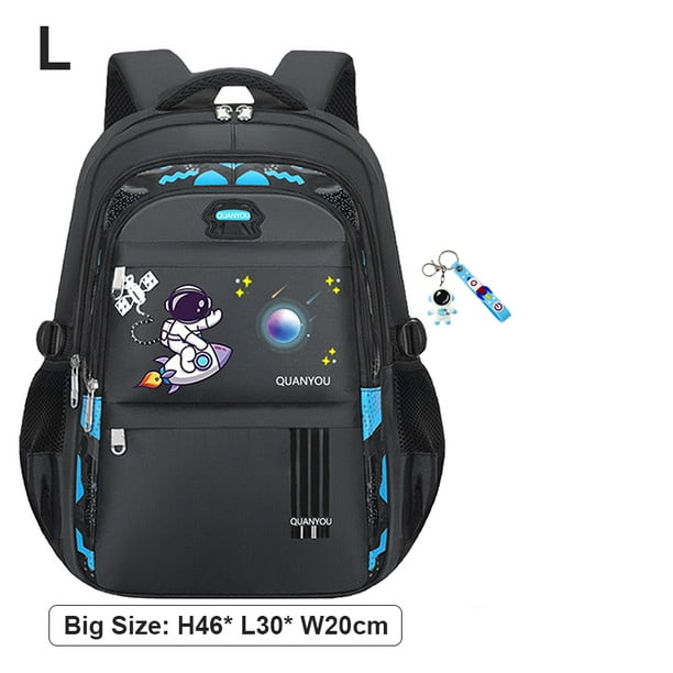 Astronaut Boys School Backpack Bag Waterproof Kids Bookbag Set with Lunch Bag Pencil Case Elementary School Supplies for Boys