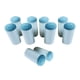 thumbnail image 1 of Puntas Para Tacos De Billar, 10 Uds., Ligeras, Portátiles, Antideslizantes, Color Azul, 1 of 4