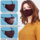 thumbnail image 3 of Mascarillas faciales de tela ATZNZIK de algodón lavables, paquete de 18 para adultos, 3 of 7