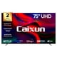 thumbnail image 1 of Smart TV LED Caixun Google TV 75" UHD 4K C75VHUG, 1 of 10