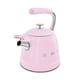 thumbnail image 1 of Tetera de cocina Smeg 2,3 L rosa estilo retro de los años 50, 1 of 4