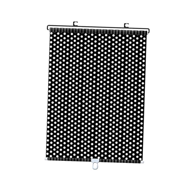 Cortina Parasol, Cortina De Privacidad Universal, Opaca Para Ventana De Coche, Café, 50x125cm, Puntos Negros