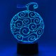 thumbnail image 2 of Lámpara Otaku Lamps Fruta Gum Gum RGB LED 3D Anime Regalo, 2 of 7