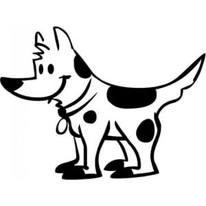 Rienda Libre Graphics - Decomural Spotty Dog Kids Ws-17050
