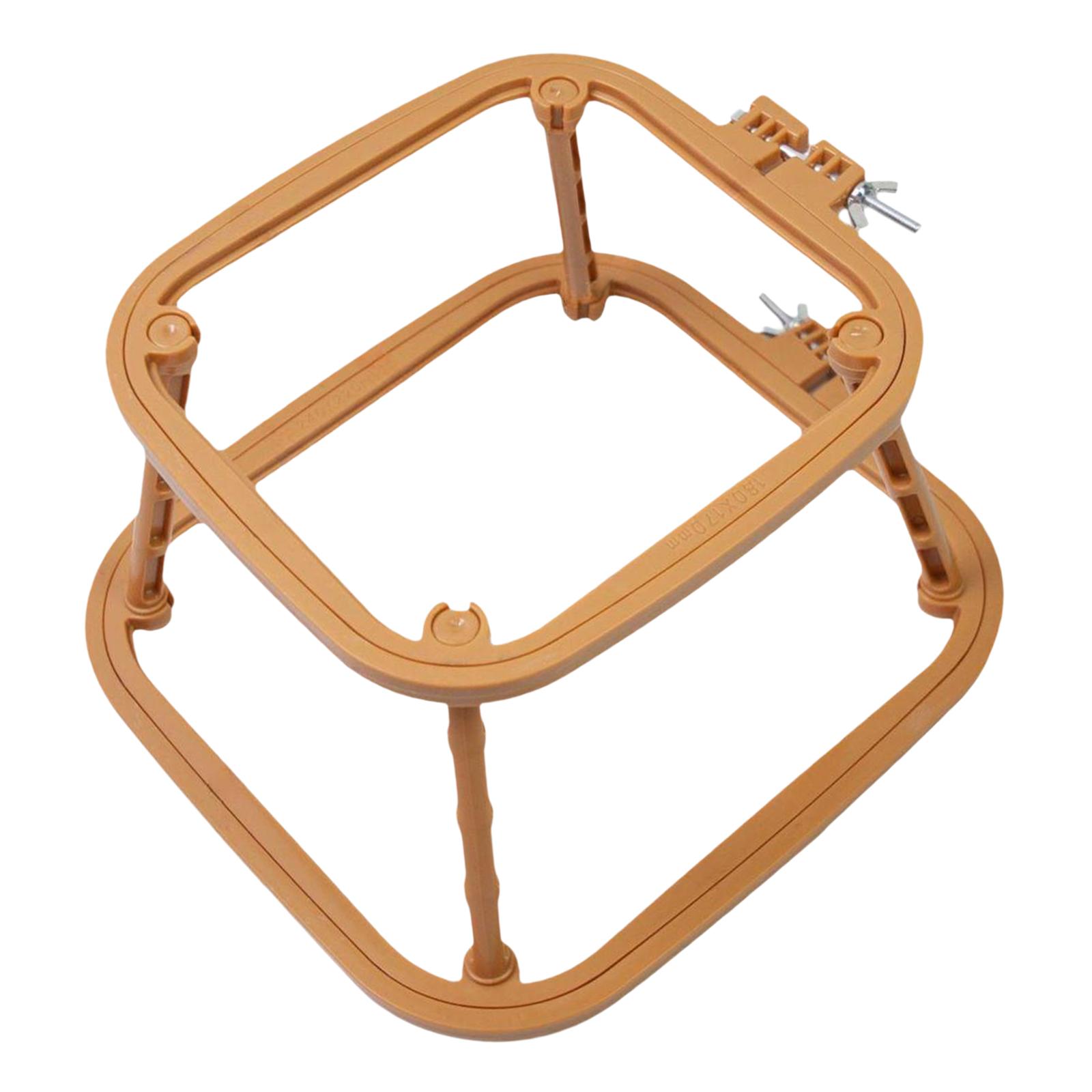 Bothyi - Soporte De Mesa Para Bordar, Aro De Bordado Para Acolchar, Costura, Color Caqui