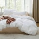 thumbnail image 1 of Funda Plumon Duvet Edredon 1800 Hilos Microfibra Sabana Blanco 2 Plazas AZ, 1 of 10