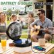 thumbnail image 5 of Ventilador de camping XDTIME de 3 velocidades con lámpara LED solar y USB, 5 of 8