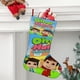 thumbnail image 2 of Omar y Hana Fondo Tema: Calcetines de Navidad, fino lino blanco para colgar en escaleras y chimenea, decoración navideña para el hogar, regalo de Navidad. 45cm × 32cm, 2 of 5