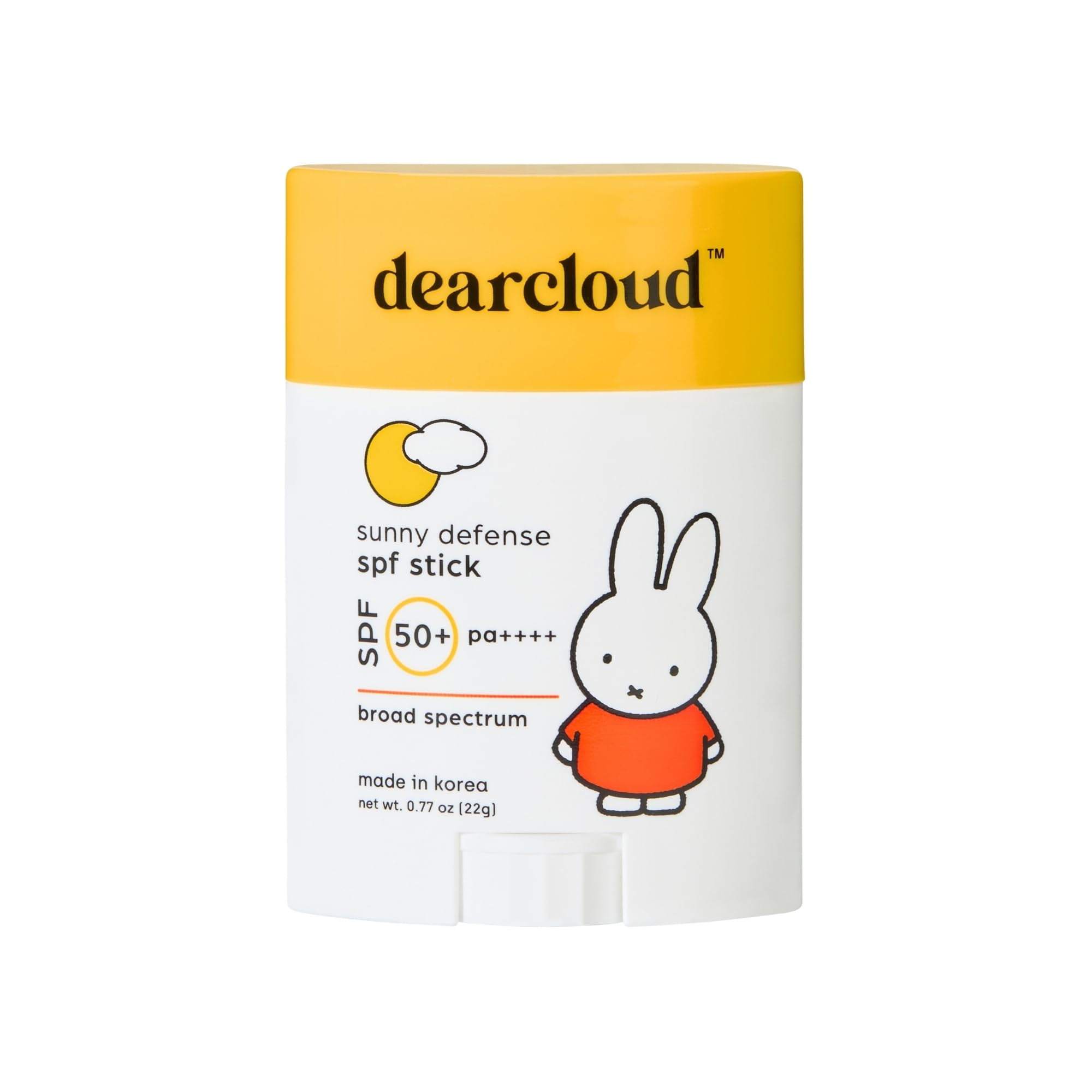 Protector Solar En Barra Dearcloud X Miffy Sunny Defense Spf 50+