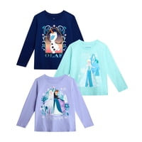 Camisas De Manga Larga Disney Princess Minnie Mouse Frozen Girls