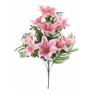 Genérico - Set 2 Flores Artificiales Ramo Lirios Decoración Adorno Jhn