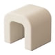 thumbnail image 5 of Taburete De Tocador Tapizado Otomano De Moda Para Sala De Maquillaje, Decoración Del Hogar, Entrada, Color Blanco, 5 of 5
