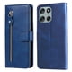 thumbnail image 5 of Funda con Cremallera para Motorola Moto G56, Carcasa Cartera de Cuero PU con Soporte y Tarjetero, 5 of 5