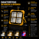 thumbnail image 3 of Foco Solar Exterior Led Recargable Power Bank Luz Emergencia, 3 of 8