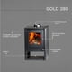 thumbnail image 2 of Calefactor Bosca A Lena Gold 380Charcoal, 2 of 6
