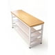 thumbnail image 3 of Estantería Organizadora De Cocina 3 Niveles 80x40x80cm Mesa Gruesa 30mm Estilo Nórdico Estructura Metálica Reforzada Microondas Despensa, 3 of 5
