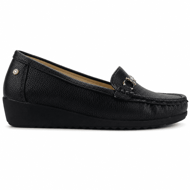 Mocasin Chalada Mujer Malu-2 Negro Casual