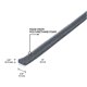 thumbnail image 2 of Sellado de ventana de espuma M-D Building Products 02071 1/4" x 1/2" x 17 ft (0,6 cm x 1,3 cm x 518 cm) gris, 2 of 8