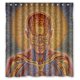 thumbnail image 1 of Cortina de ducha Alex Grey Thinkingses, juego de cortinas de baño con ganchos, tamaño 66 x 72 pulgadas, 1 of 3