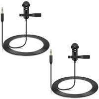 Weishan - Paquete De 2 Micrófonos Lavalier Para Dji Mic 2 Y Rode Wireless Go 2