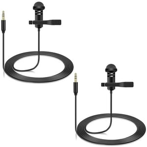 Weishan - Paquete De 2 Micrófonos Lavalier Para Dji Mic 2 Y Rode Wireless Go 2
