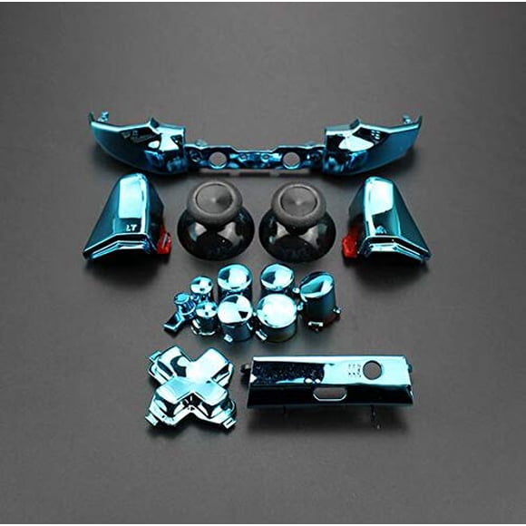 Kit de Botones y Gatillos SZLG para Xbox One S/ Slim en Azul Cromo
